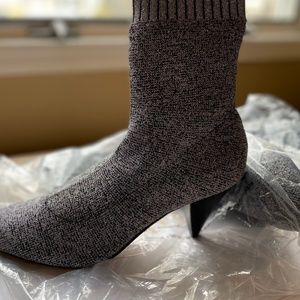 Dolce vita silver booties